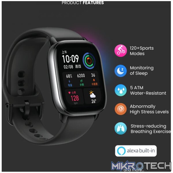 Amazfit GTS 4 mini Midnight Black - Image 7