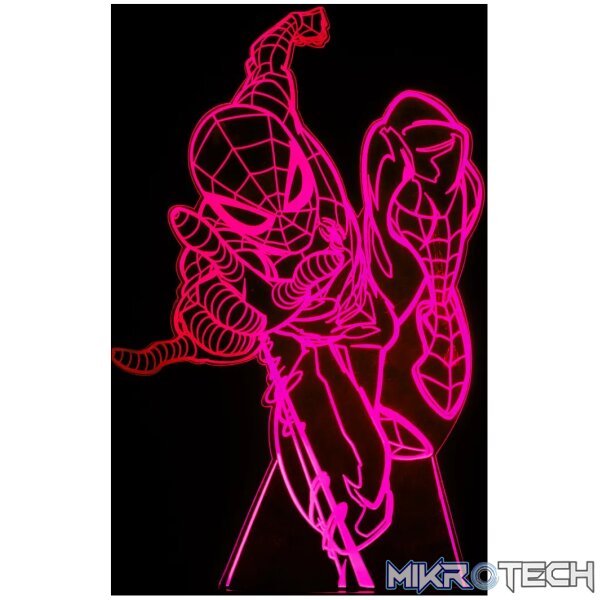 Marvel LED Night Light - Spider-Man - Image 6