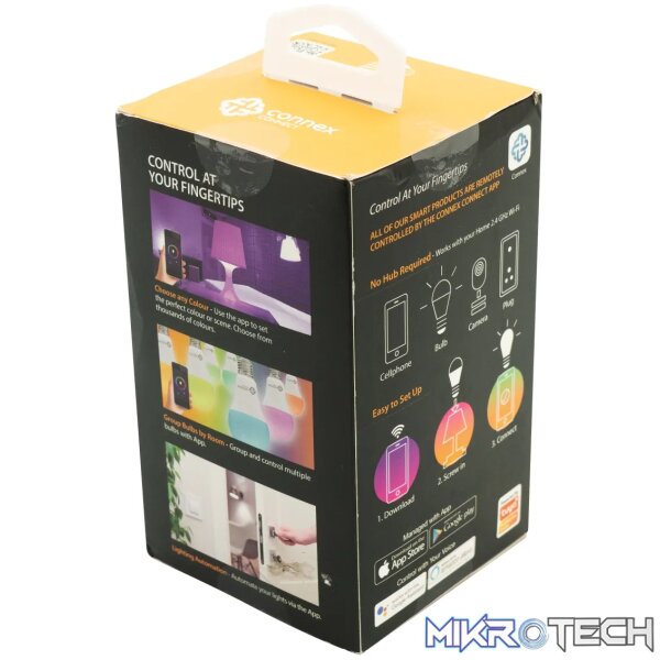 Smart WiFi Bulb 10W LED RGB White Screw - Image 6