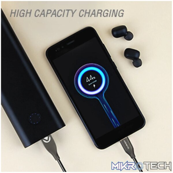 Volkano Iron Series Micro USB Cable - Black - Image 7