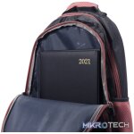 Volkano Orthopaedic Backpack 36L - Dark Grey/ Pink - Image 7