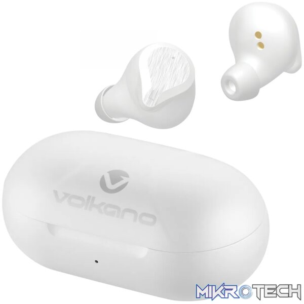 Volkano Scorpio Series True Wireless Earphones - White - Image 7
