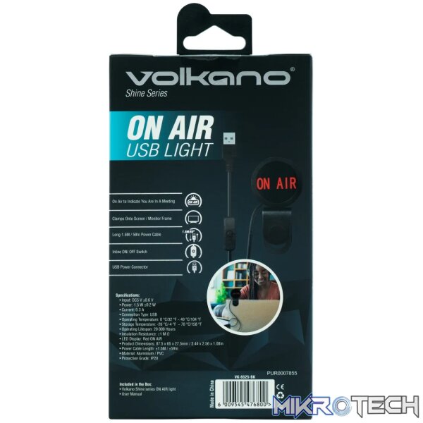 Volkano Shine series On Air USB Light - Image 6