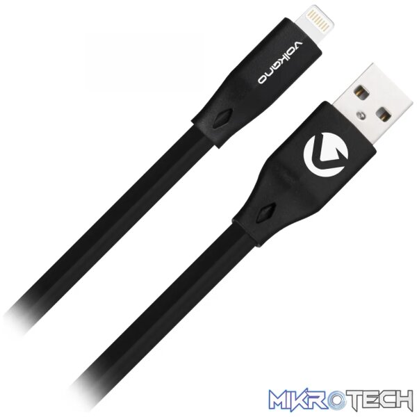 Volkano Slim Series Lightning Cable- Black - Image 7