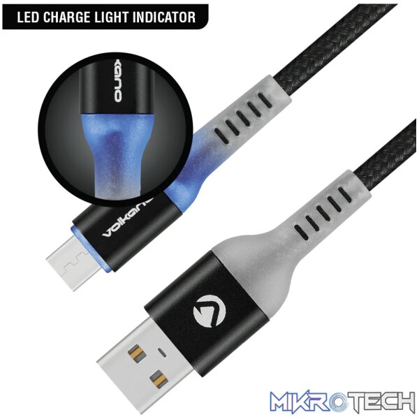 Volkano Smart series Auto Disconnect Micro USB cable, 1.8m - Image 7