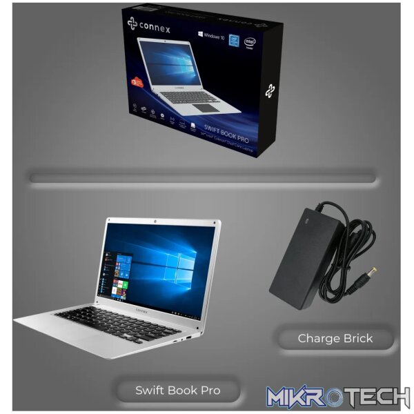 Connex Swift Celeron 4/64GB W10 Silver - Image 7