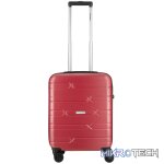 Highlander Bondi ABS 4-Wheel Spinner 55cm Luggage Red - Image 8