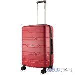 Highlander Bondi ABS 4-Wheel Spinner 65cm Luggage Red - Image 10