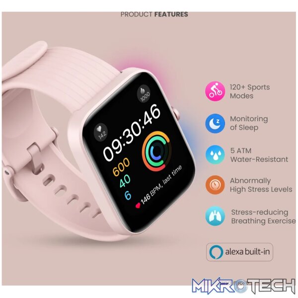 Amazfit GTS 4 mini Flamingo Pink - Image 7