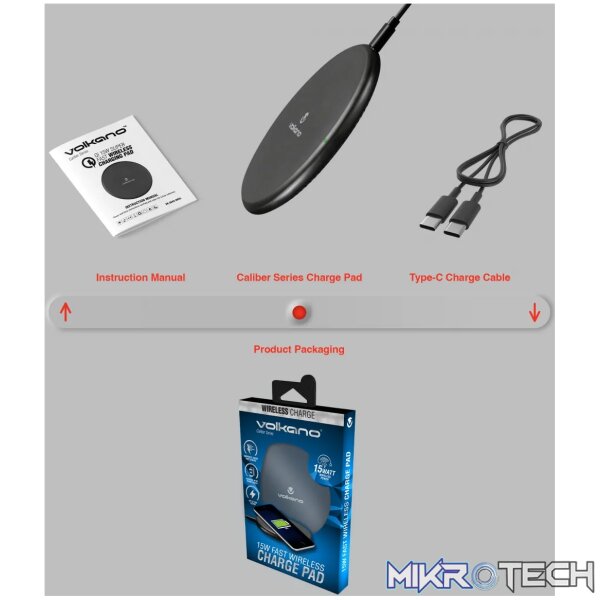 Volkano Caliber series15W Wireless Phone Charge Pad - Image 7