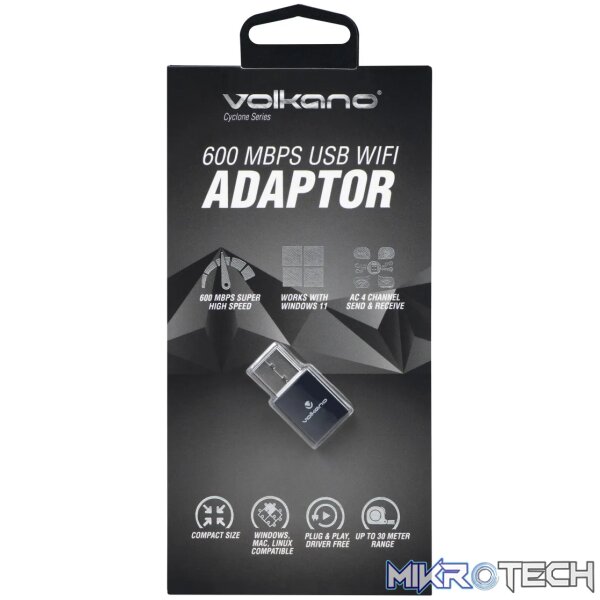 Volkano Cyclone 600Mbps USB WiFi Dongle - Image 7