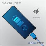 Volkano Fashion series cable Micro USB 1.8m - Sky-Blue - Image 7