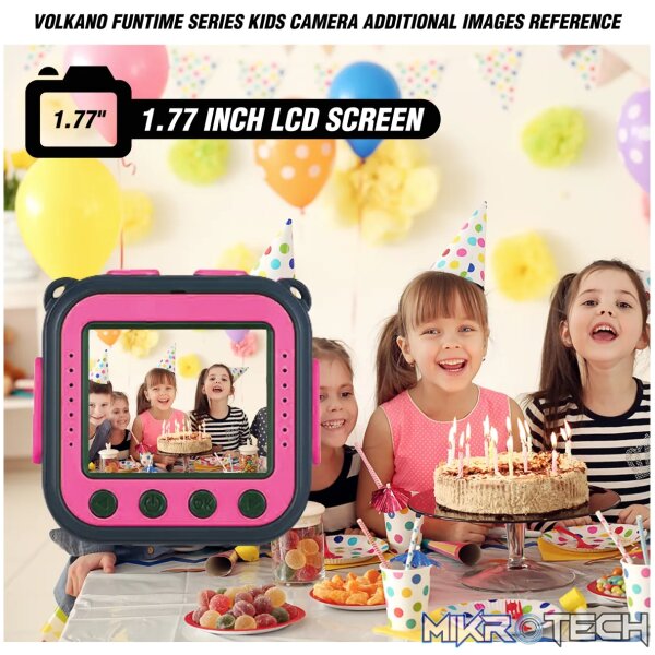 Volkano Funtime series Kids action camera - Pink - Image 7