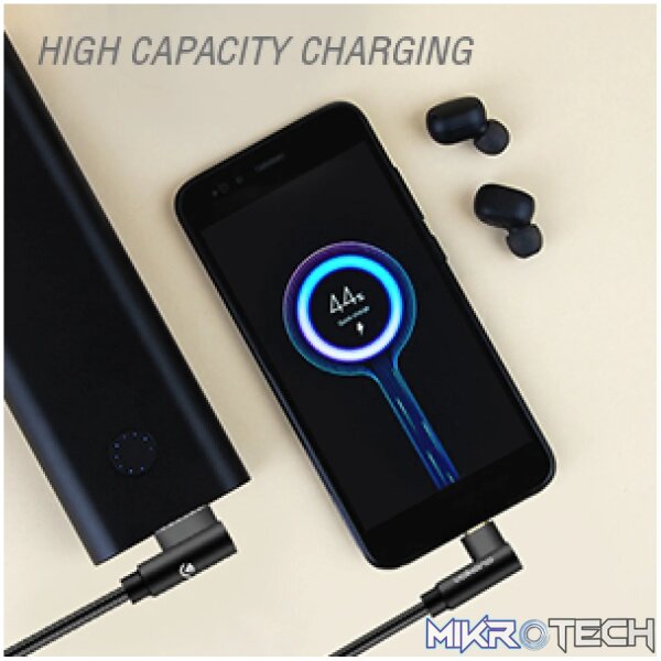 Volkano Iron Series 90? Micro USB Cable - Black - Image 6
