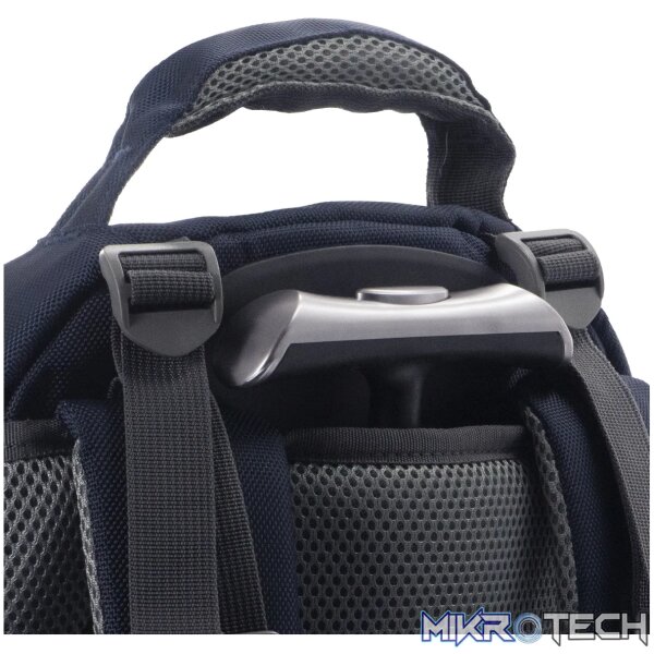Volkano Orthopaedic Trolley Backpack 35L - Navy/ Grey - Image 8