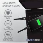 Volkano Slim Series Type-C Cable - Black - Image 8