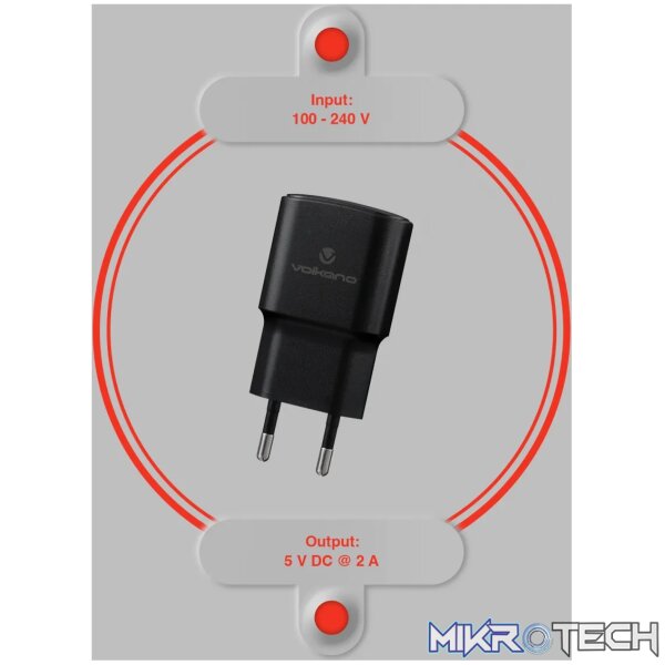 Volkano Volt-C series 2A USB Wall Charger with USB Type-C - Image 7