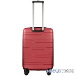 Highlander Bondi ABS 4-Wheel Spinner 55cm Luggage Red - Image 9