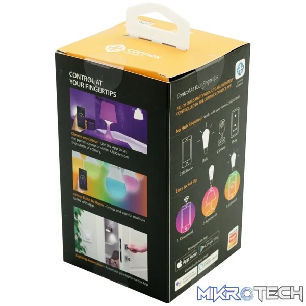 Smart WiFi Bulb 5W LED Amber Filament Vintage Screw - Image 8