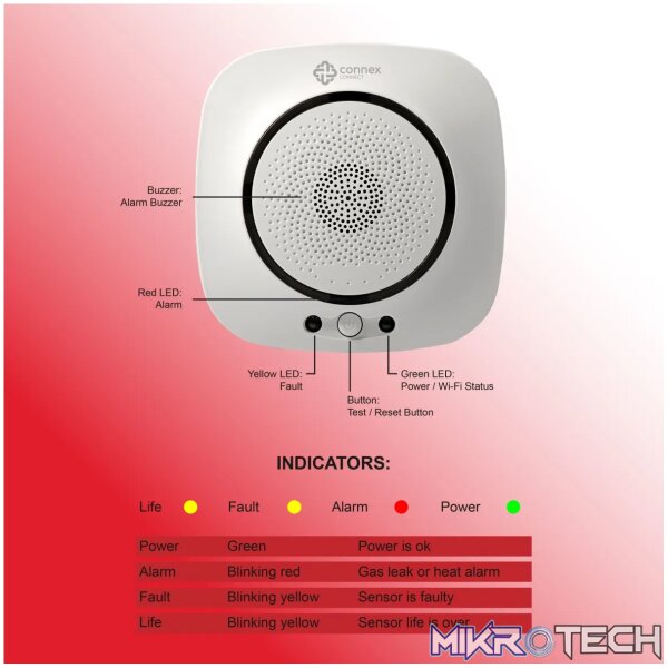Smart WiFi Gas Detector Alarm - Image 9