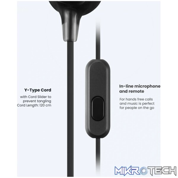 Sony MDR-EX15AP (Black) InEar Earphone with Mic for iPhone - Image 4