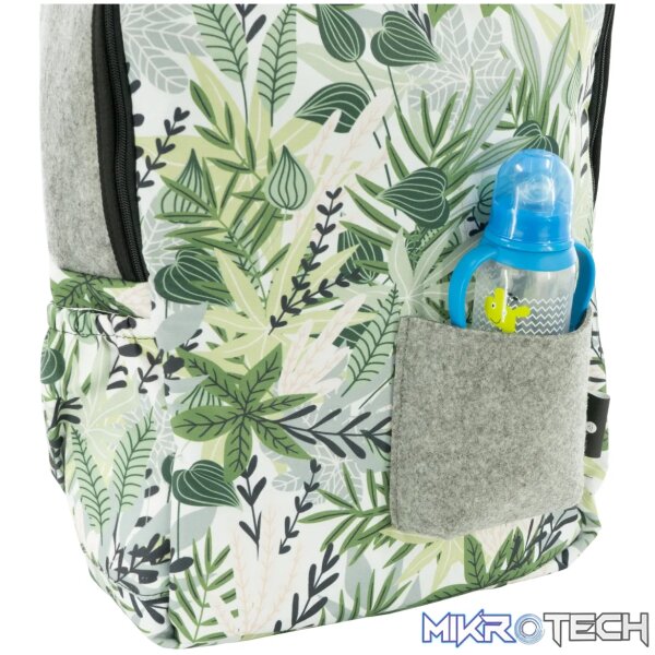 Totes Babe Jungle Diaper Backpack Green - Image 8