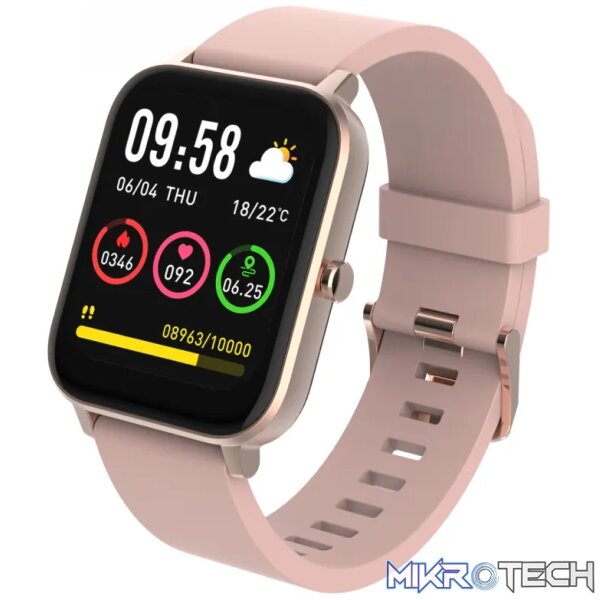 Volkano Azure series Fashion Smart Watch - Pink/Rose Gold - Image 9