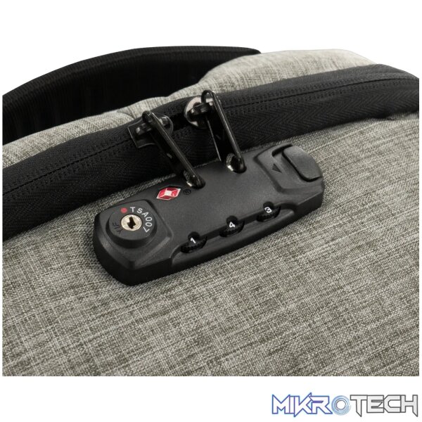 Volkano Deux Series Backpack Black/Lt Grey. - Image 9