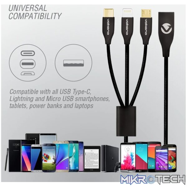 Volkano Iron Series 3 in 1 Charging Cable - Image 8