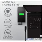 Volkano Iron Series 90? Micro USB Cable - Black - Image 7