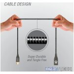 Volkano Iron Series Micro USB Cable - Black - Image 9