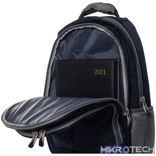Volkano Orthopaedic Backpack 36L - Navy/ Grey - Image 9