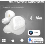 Volkano Scorpio Series True Wireless Earphones - White - Image 9