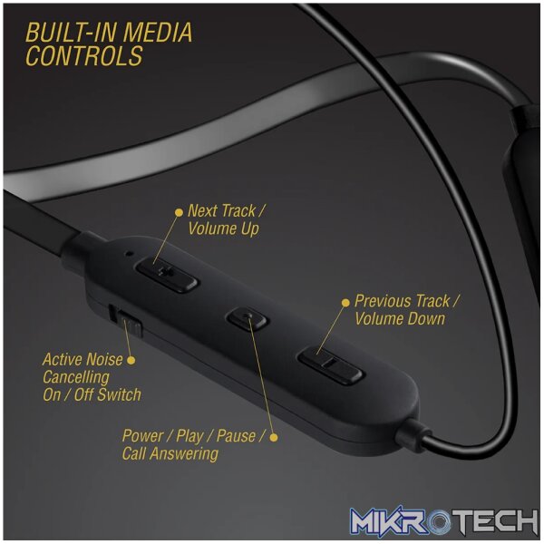 Volkano Silenzio series Active Noise Cancelling Earphones - Image 8