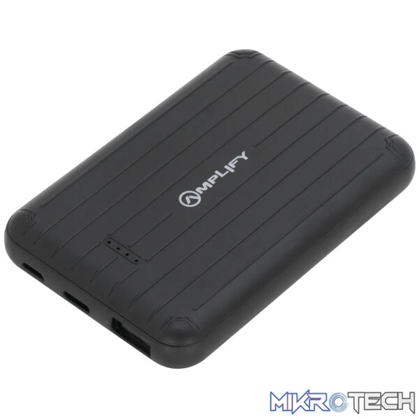 Amplify Verve 5,000 mAh Powerbank - Black - Image 8