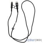 Volkano Weave series 4-in-1 charge & data cable,60 Watt,1.2m - Image 7