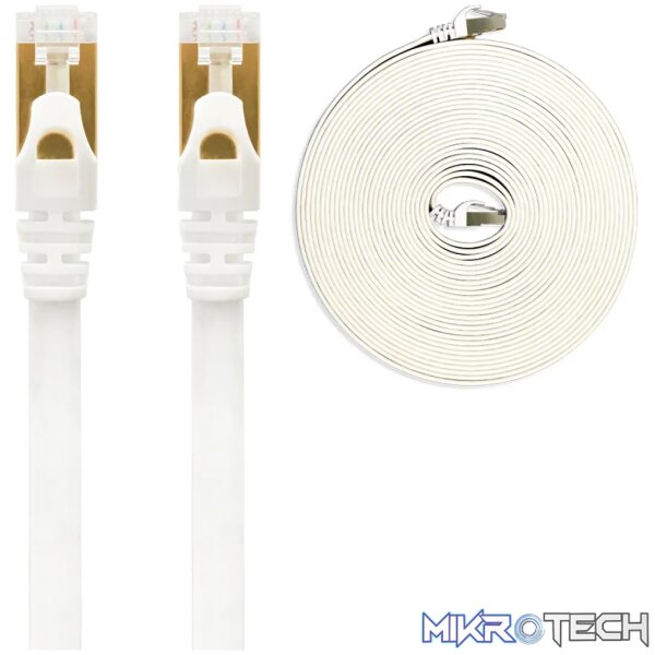 VolkanoX Giga series Cat 7 Ethernet cable 10meter - white - Image 9