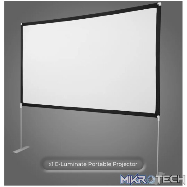 Connex E-Luminate Portable Projector Screen 100 inch - 16:9 - Image 6