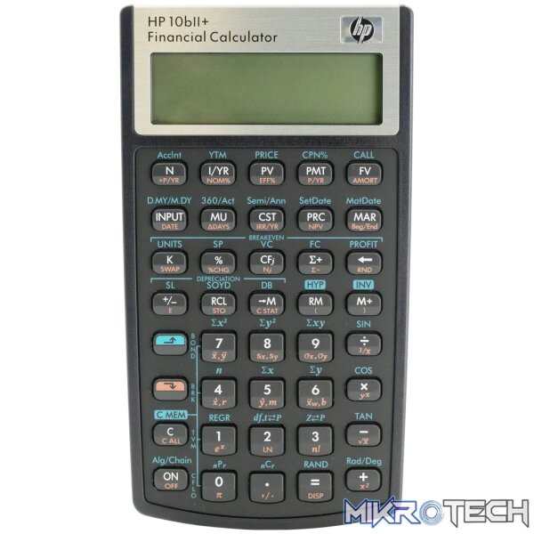 HP 10Bii+ - Business Calculator (Algebraic) - non - Image 9