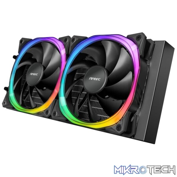Antec Vortex 240 ARGB CPU Liquid Cooler Black - Image 3