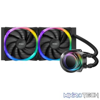 Antec Vortex 240 ARGB CPU Liquid Cooler Black
