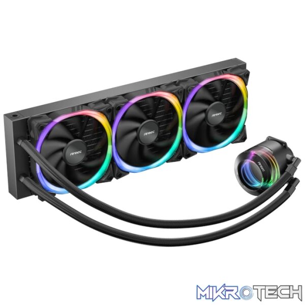 Antec Vortex 360 ARGB CPU Liquid Cooler Black - Image 2