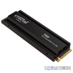 Crucial T500 2TB M.2 NVMe Gen4 with Heatsink NAND SSD