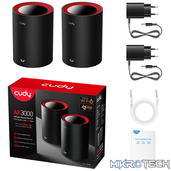 Cudy AX3000 Wi-Fi 6 Mesh Kit 2 Pack - Image 3