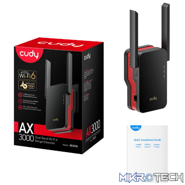 Cudy AX3000 WiFi Range Extender | Wall Plug - Image 5