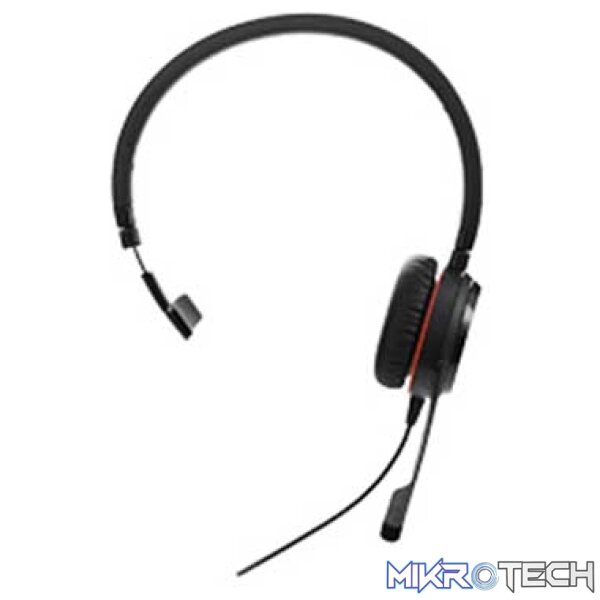 EVOLVE-30-MONO-Jabra-Mono-Wired-USB-Headset-Front Jabra Mono Wired USB Headset - Image 1