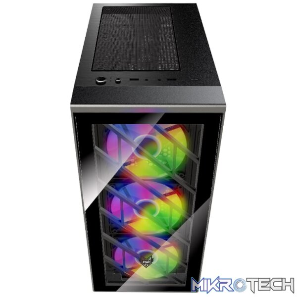 FSP CMT192 ATX Gaming Chassis - Black - Image 2