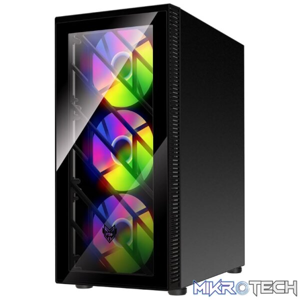 FSP CMT192 ATX Gaming Chassis - Black - Image 3