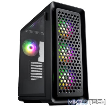 FSP CUT593P E-ATX Gaming Chassis - Black