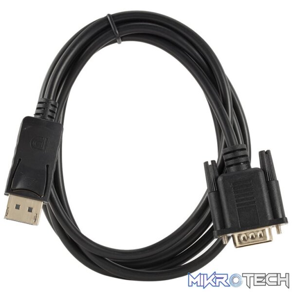 Gizzu 1080P DisplayPort to VGA Cable 1.8m Poly - Image 3
